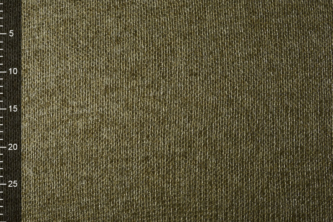 Tricoté Laine Lurex Vert Militaire Tricoté Laine Lurex Vert Militaire
