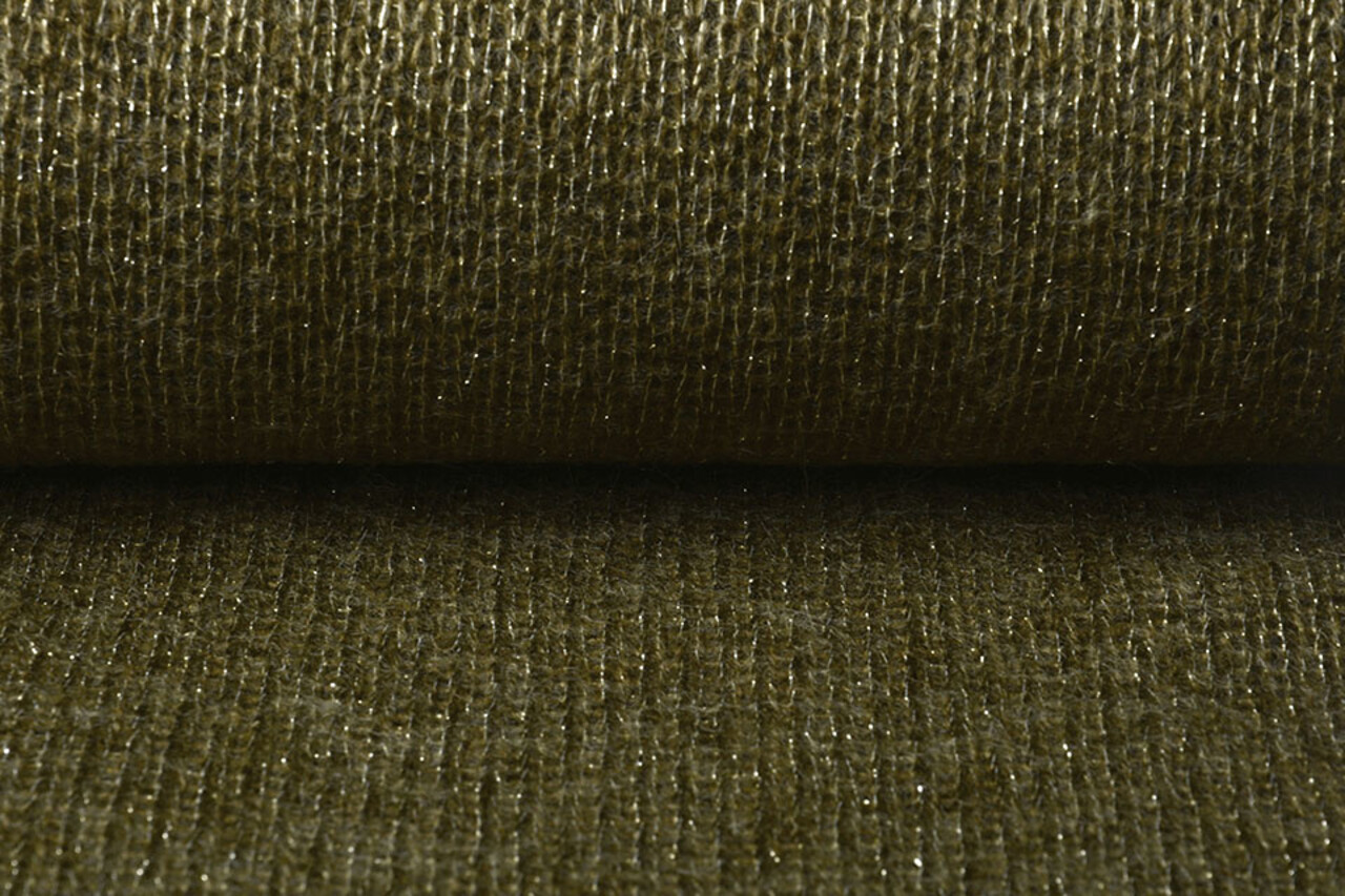 Tricoté Laine Lurex Vert Militaire Tricoté Laine Lurex Vert Militaire