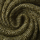 Knitted Wool Lurex Army Green