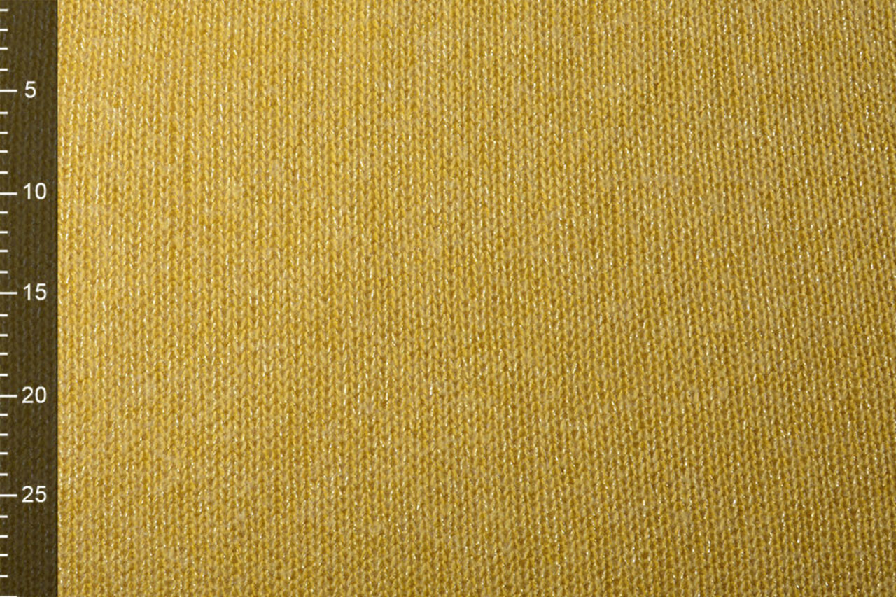 Tricoté Laine Lurex Ocre Jaune Tricoté Laine Lurex Ocre Jaune