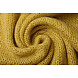 Tricoté Laine Lurex Ocre Jaune Tricoté Laine Lurex Ocre Jaune