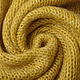Knitted Wool Lurex Ocher Yellow