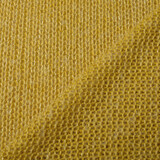 Gestrickter Wolle Lurex Ockergelb