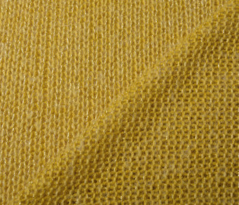 Knitted Wool Lurex Ocher Yellow