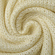 Knitted Wool Lurex Creme