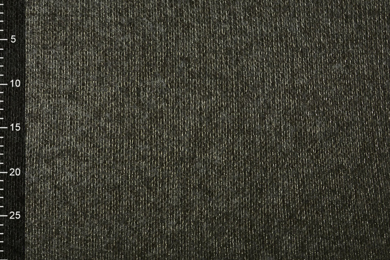 Tricoté Laine Lurex Foncé Vert Militaire