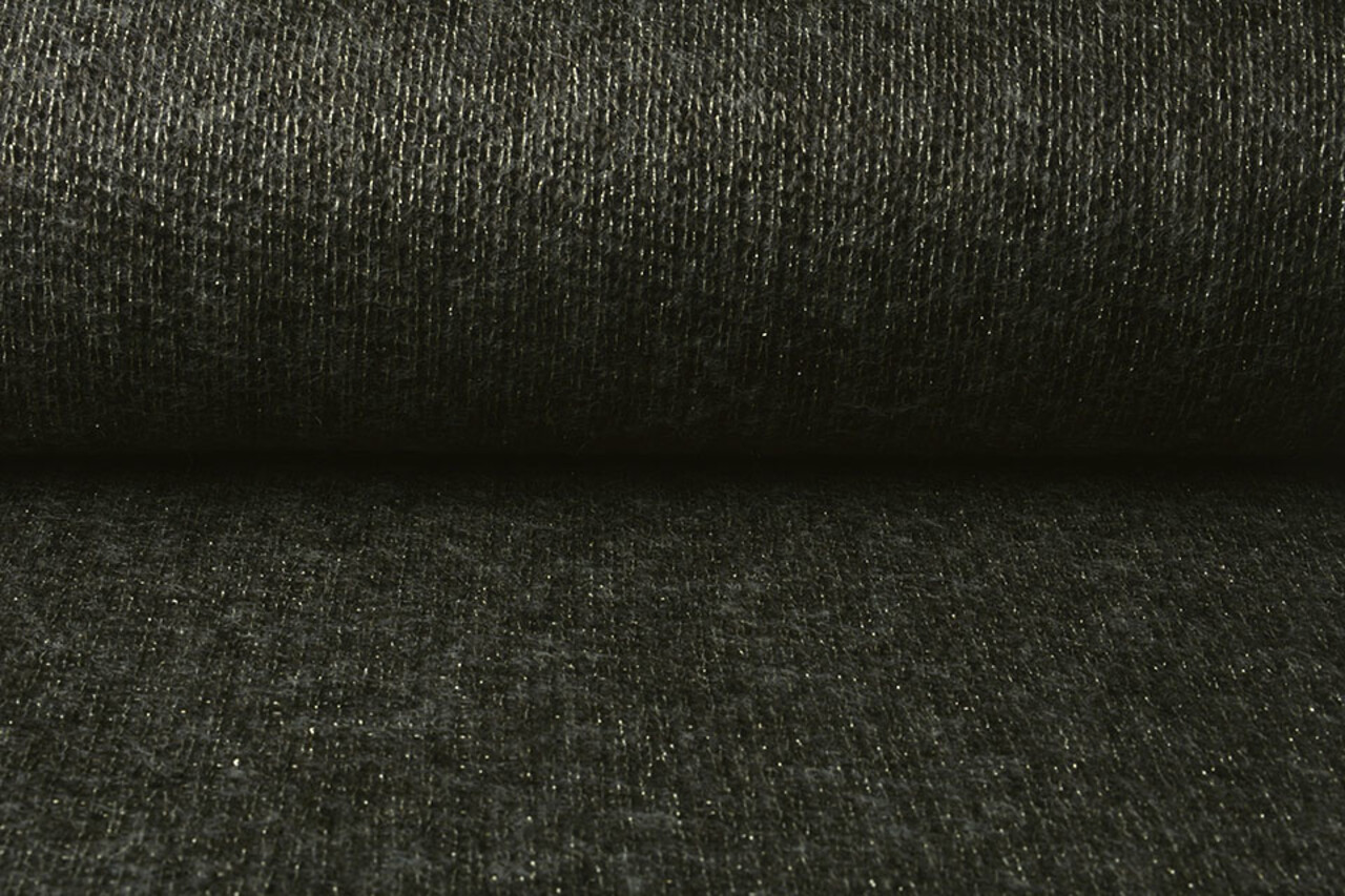 Knitted Wool Lurex Dark Army Green Knitted Wool Lurex Dark Army Green