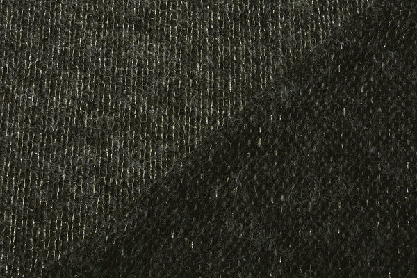 Knitted Wool Lurex Dark Army Green Knitted Wool Lurex Dark Army Green