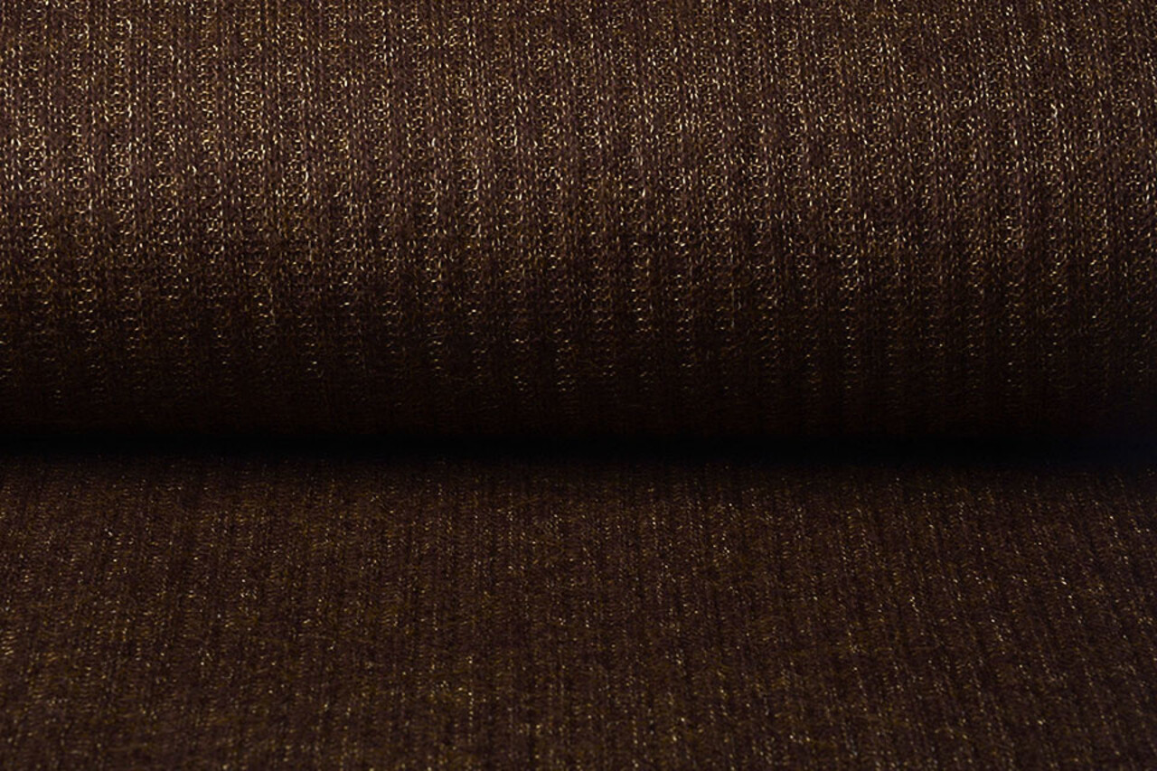 Gestrickter Stoff Luciano Aubergine Gestrickter Stoff Luciano Aubergine