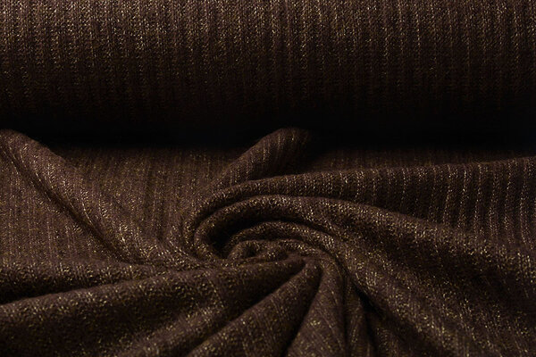 Gestrickter Stoff Luciano Aubergine Gestrickter Stoff Luciano Aubergine