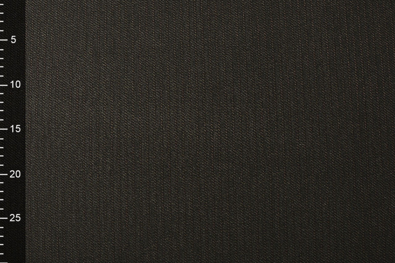Stretch-Gabardine Streifen Braun