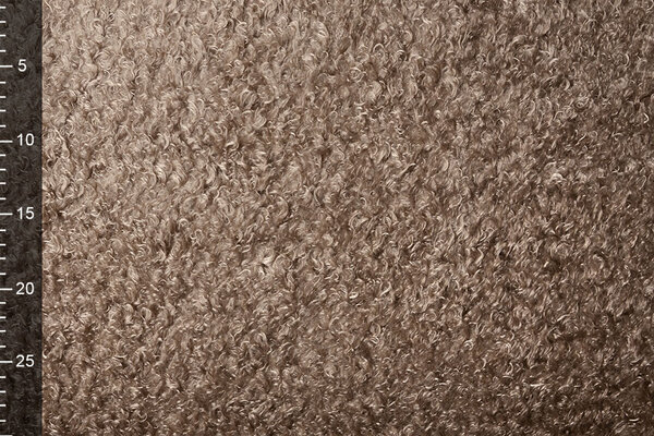 Wavy Curly Teddy Tissu Taupe Wavy Curly Teddy Tissu Taupe