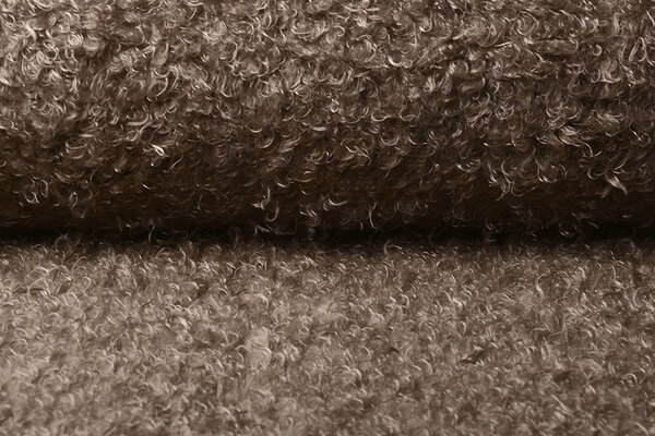 Wavy Riccio Teddy Tessuto Tortora Wavy Riccio Teddy Tessuto Tortora
