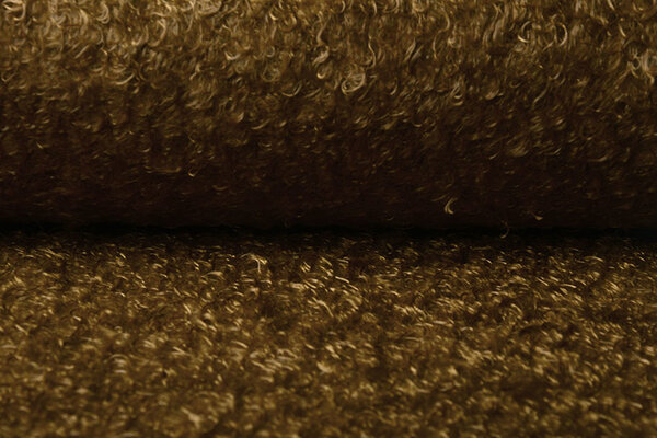 Wavy Curly Teddy Stof Mokka Bruin Wavy Curly Teddy Stof Mokka Bruin