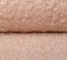 Wavy Curly Teddy Stof  Peach Wavy Curly Teddy Stof  Peach