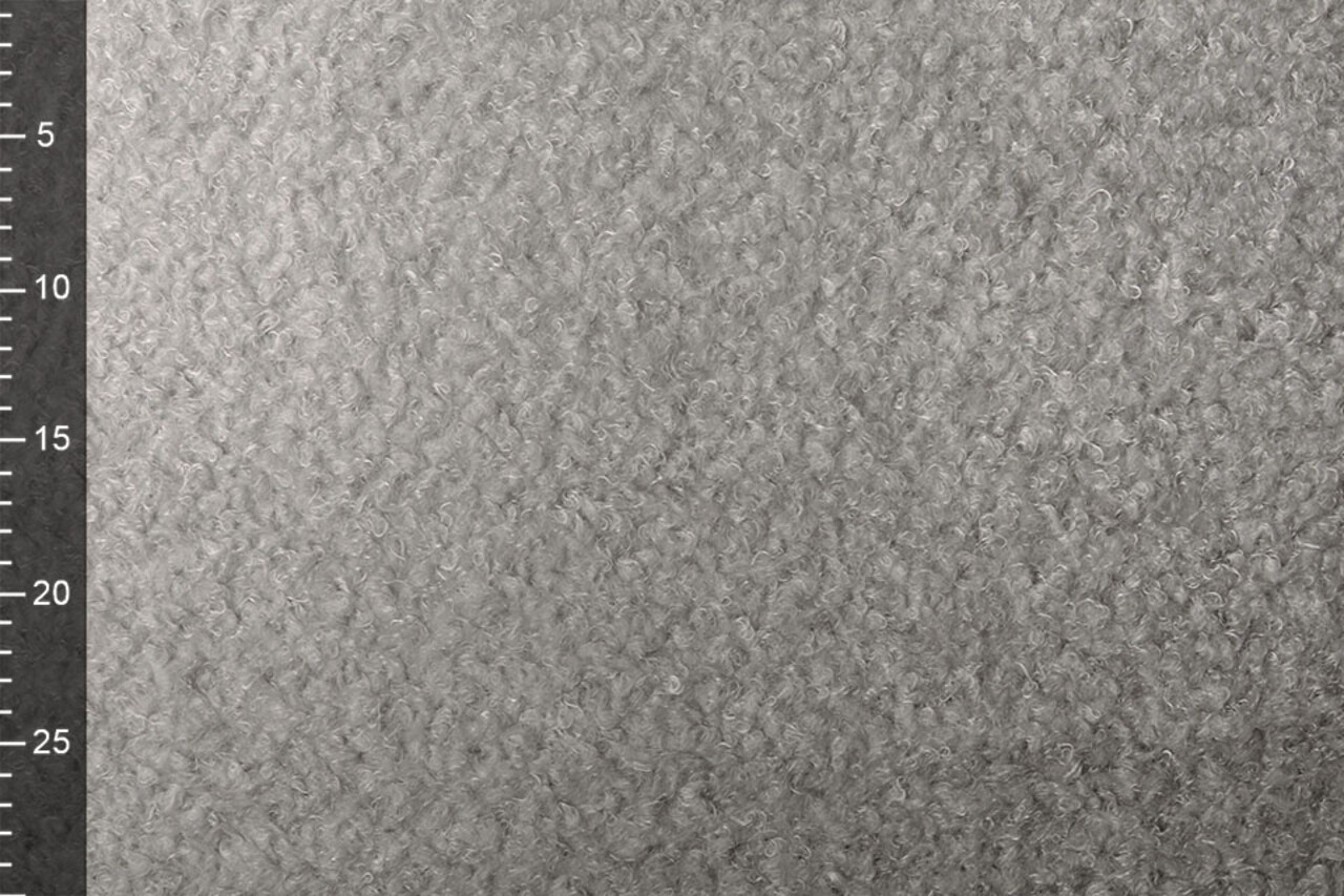 Wavy Curly Teddy Stof Grijs Wavy Curly Teddy Stof Grijs