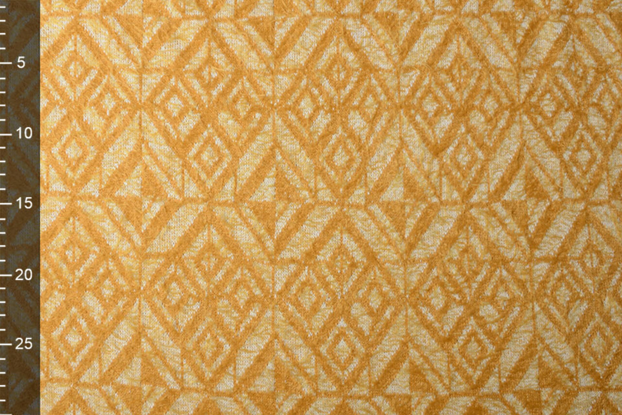 Knitted Fabric Calypso Ocher Yellow