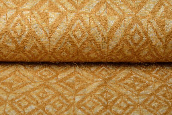 Knitted Fabric Calypso Ocher Yellow