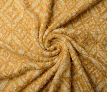 Knitted Fabric Calypso Ocher Yellow