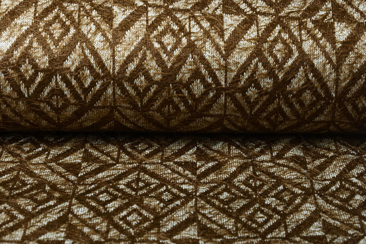 Knitted Fabric Calypso Dark Brown