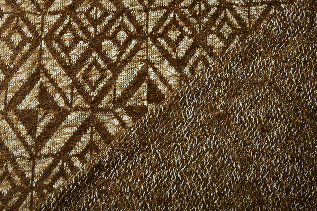 Gestrickter Stoff Calypso Dunkelbraun