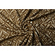 Tricoté Tissu Calypso Marron Foncé