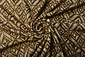 Gestrickter Stoff Calypso Dunkelbraun