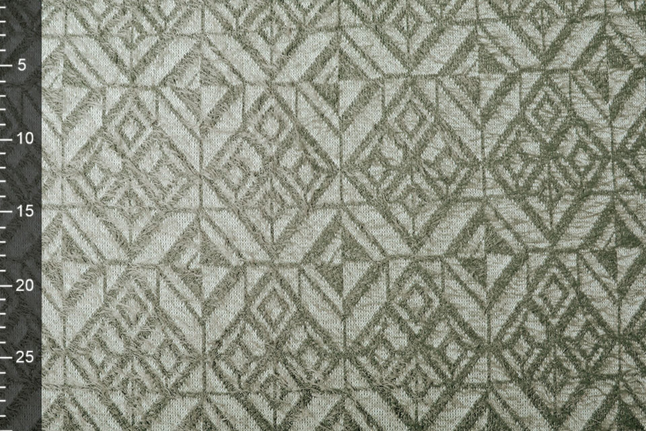 Gestrickter Stoff Calypso Altgrün