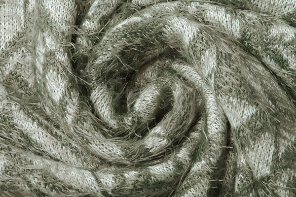 Knitted Fabric Calypso Old Green