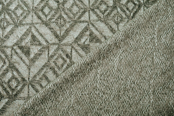 Gestrickter Stoff Calypso Altgrün