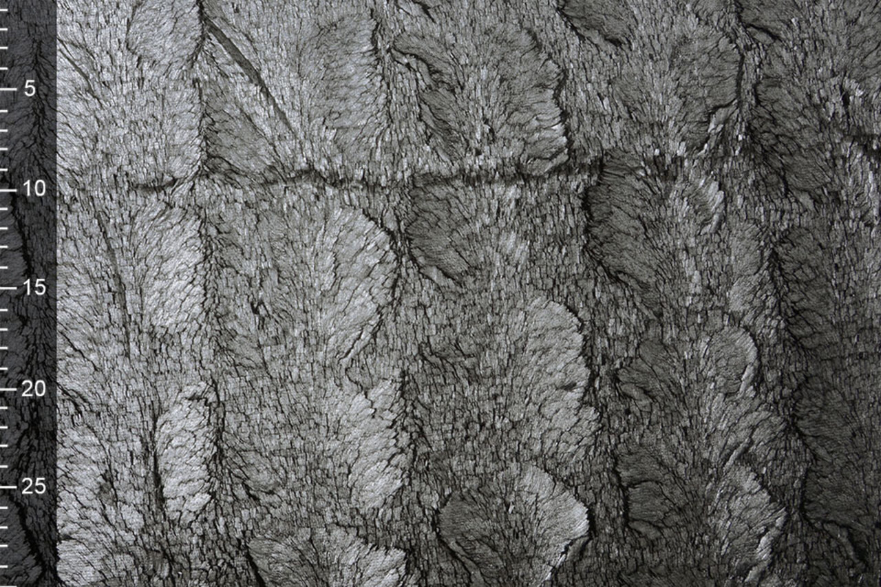 Silky Fur Metallic Silber