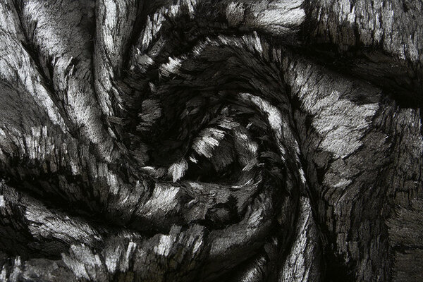 Silky Fur Metallic Silber