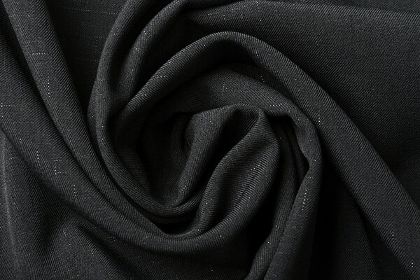 Stretch Gabardine Lurex Antraciet Stretch Gabardine Lurex Antraciet