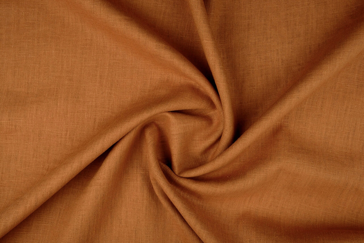 Oeko-Tex®  Washed Linen Rust Brique Oeko-Tex®  Washed Linen Rust Brique