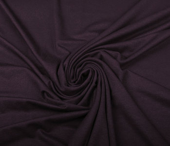 Viscose Jersey Aubergine Paars