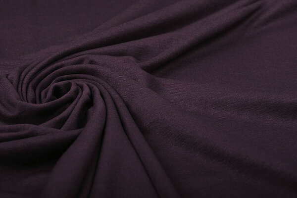 Viscose Jersey Aubergine Lila Viscose Jersey Aubergine Lila