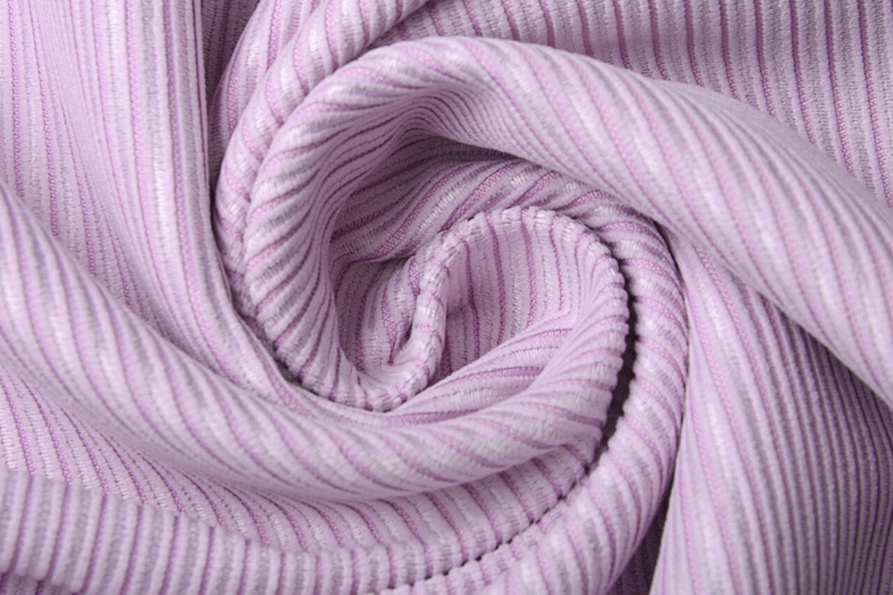Fancy Double Corduroy Rib Fabric Lilac Fancy Double Corduroy Rib Fabric Lilac