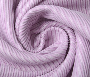 Fancy Double Corduroy Rib Fabric Lilac