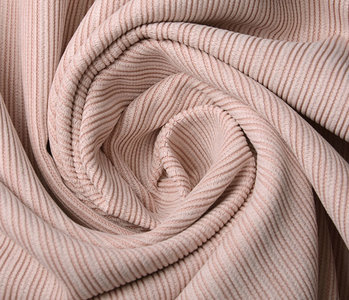 Fancy Corduroy Rib Fabric Powder Pink