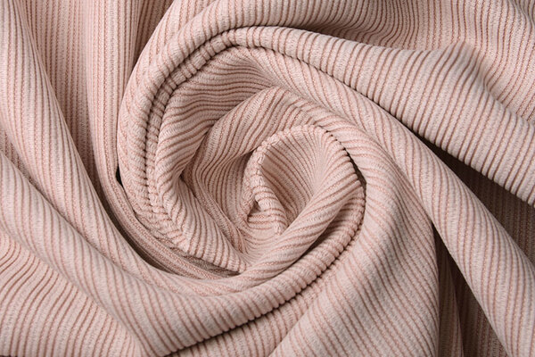 Fancy Corduroy Rib Fabric Powder Pink Fancy Corduroy Rib Fabric Powder Pink