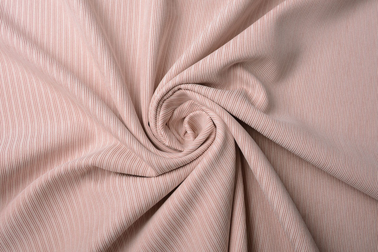 Fancy Cord-Rippstoff Puderrosa