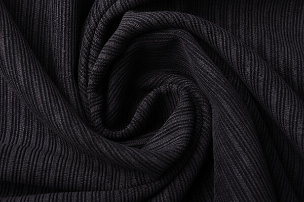 Fancy Cord-Rippstoff Anthrazit