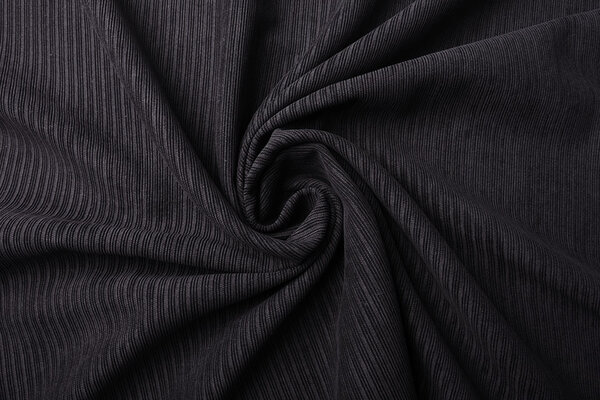Fancy Cord-Rippstoff Anthrazit Fancy Cord-Rippstoff Anthrazit