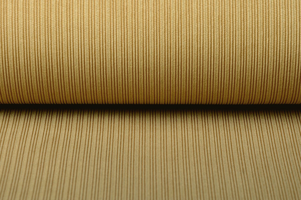 Fancy Velluto a Coste Costina Tessuto Giallo Ocra