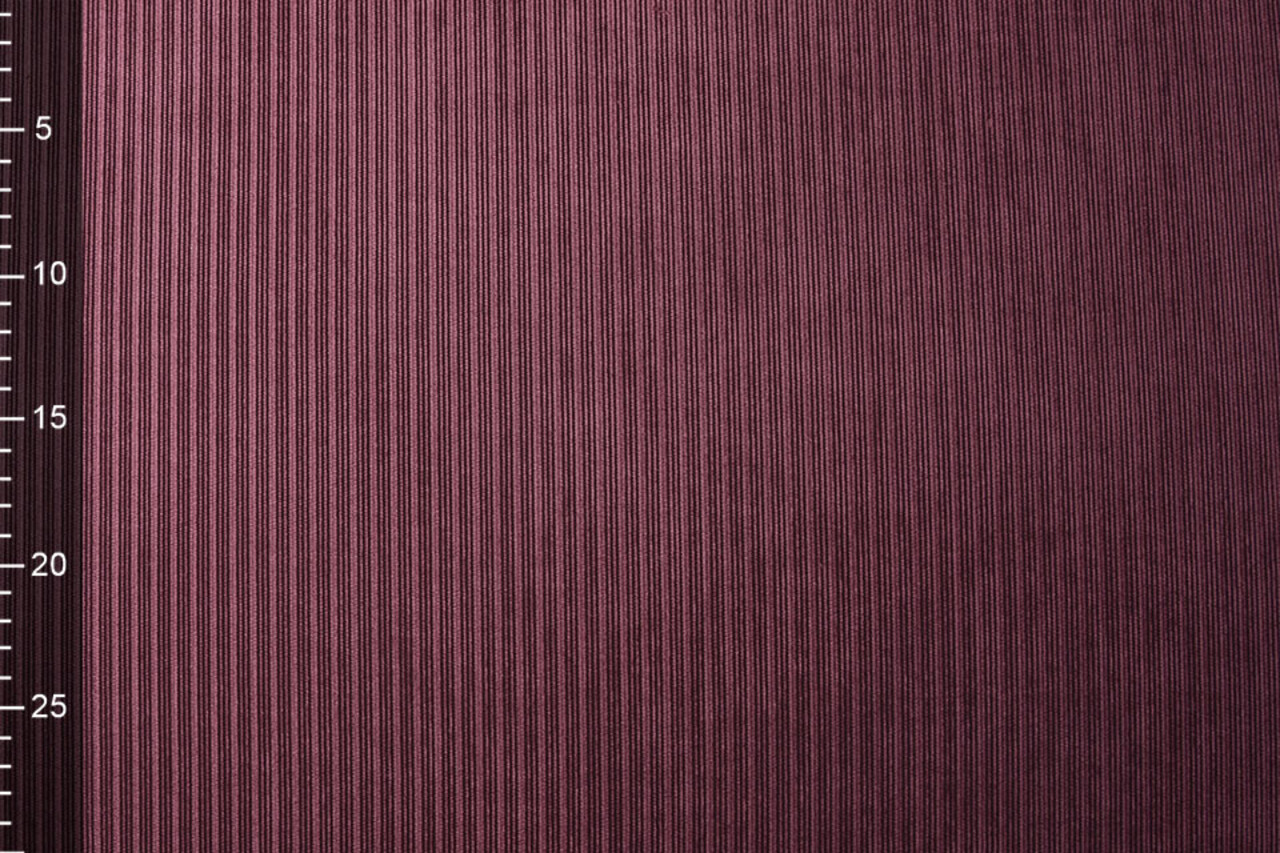 Fancy Corduroy Rib Fabric Bordeaux