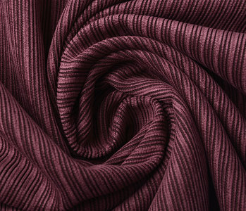 Fancy Cord-Rippstoff Bordeaux