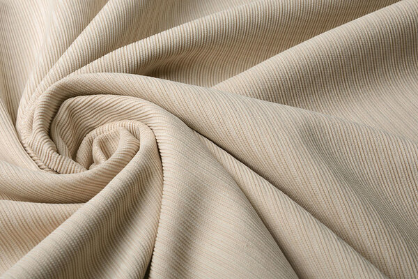 Fancy Cord-Rippstoff Champagne Beige Fancy Cord-Rippstoff Champagne Beige