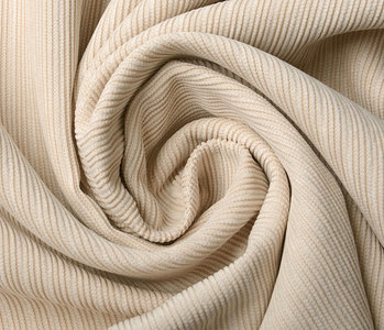 Fancy Cord-Rippstoff Champagne Beige