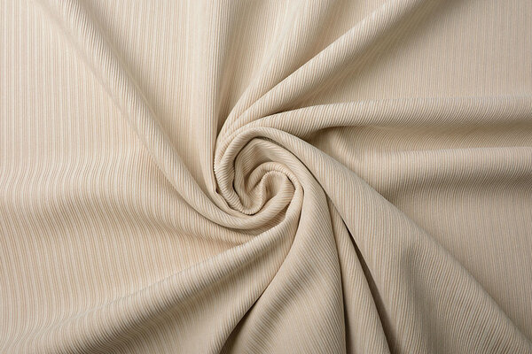 Fancy Corduroy Rib Fabric Champagne Beige