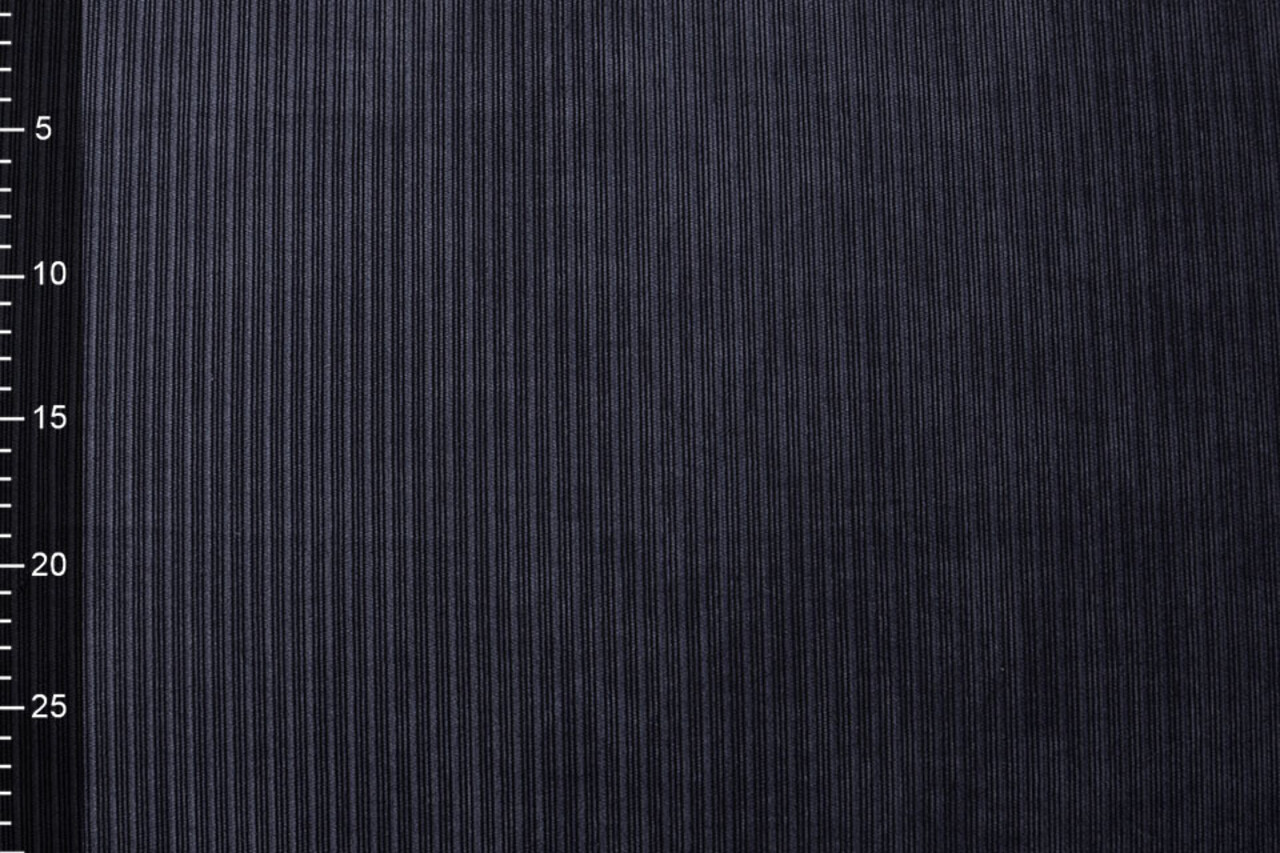 Fancy Corduroy Rib Fabric Navy